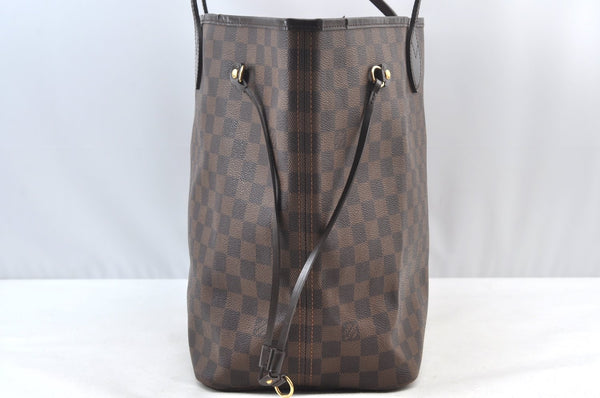 Authentic Louis Vuitton Damier Neverfull GM Shoulder Tote Bag N51106 LV K9153