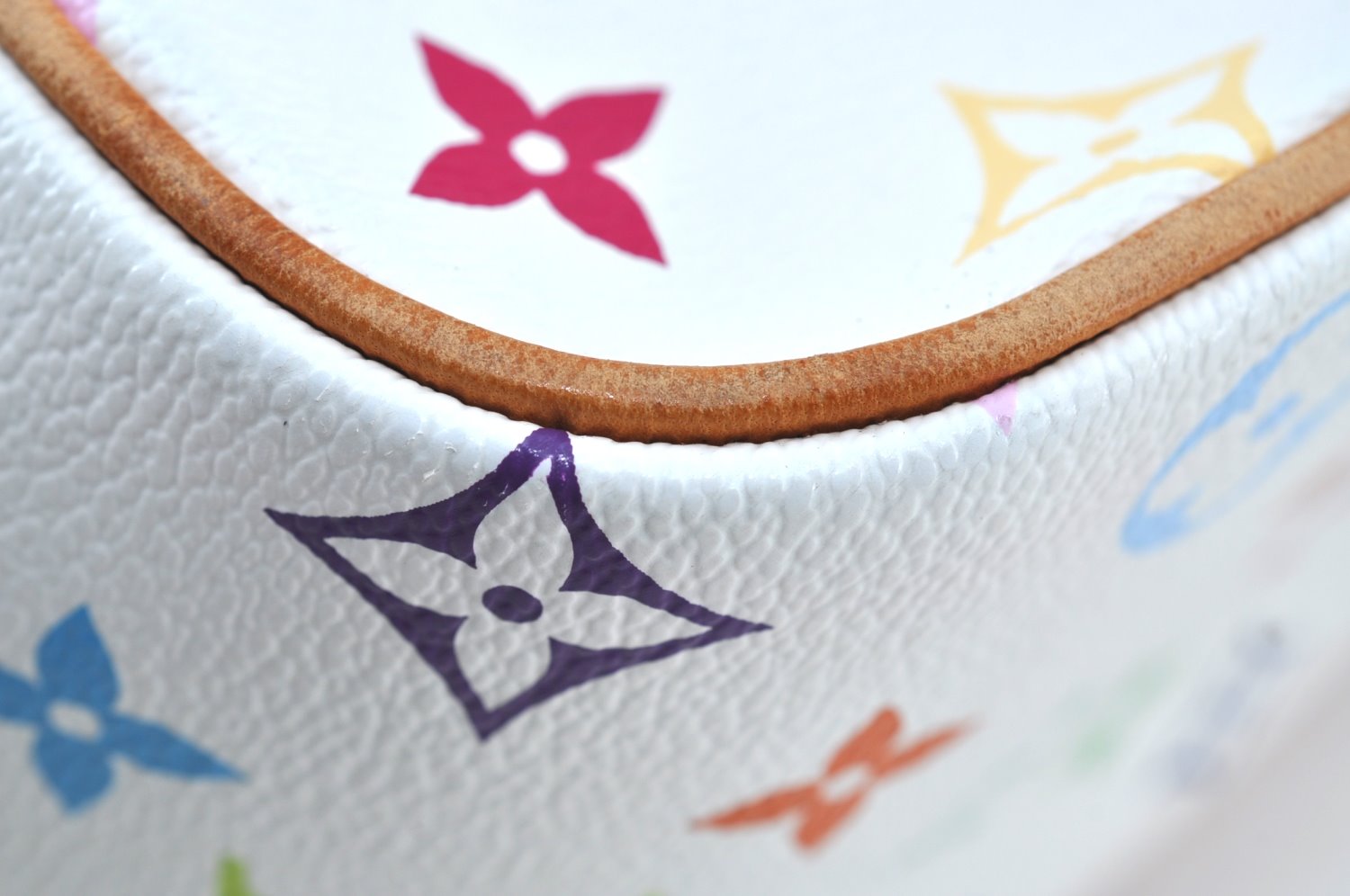 Auth Louis Vuitton Monogram Multicolor Marilyn Shoulder Bag M40127 White K9155