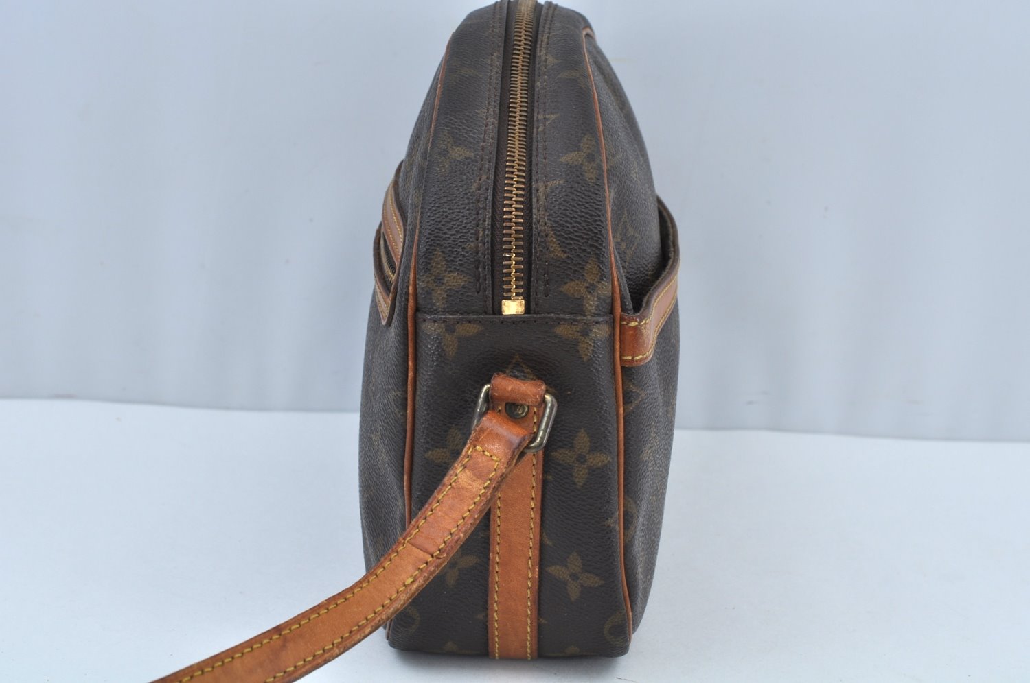 Authentic Louis Vuitton Monogram Senlis Shoulder Cross Bag M51222 Junk K9158