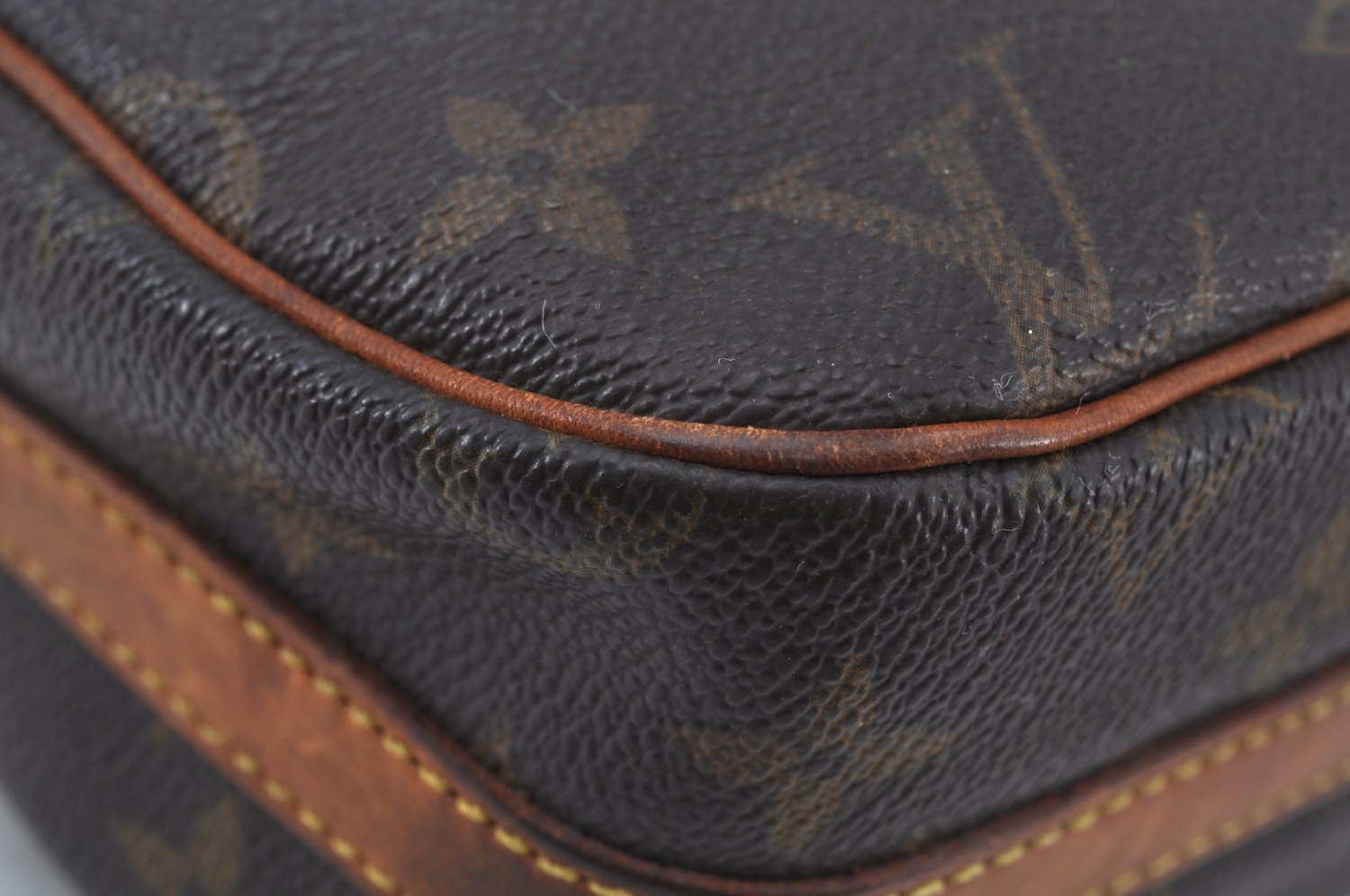 Authentic Louis Vuitton Monogram Senlis Shoulder Cross Bag M51222 Junk K9158