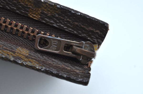 Auth Louis Vuitton Monogram Poche Toilette 26 Cosmetics Pouch Old Model LV K9160