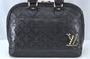 Authentic Louis Vuitton Monogram Double Jeu Neo Alma Hand Bag M40286 Black K9161