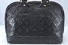Authentic Louis Vuitton Monogram Double Jeu Neo Alma Hand Bag M40286 Black K9161