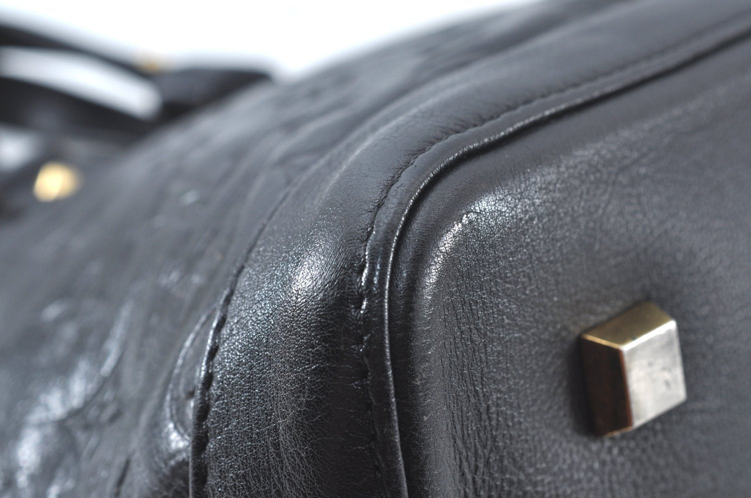 Authentic Louis Vuitton Monogram Double Jeu Neo Alma Hand Bag M40286 Black K9161