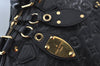 Authentic Louis Vuitton Monogram Double Jeu Neo Alma Hand Bag M40286 Black K9161