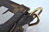 Authentic Louis Vuitton Monogram Graffiti Pochette Accessoires Pouch White K9164