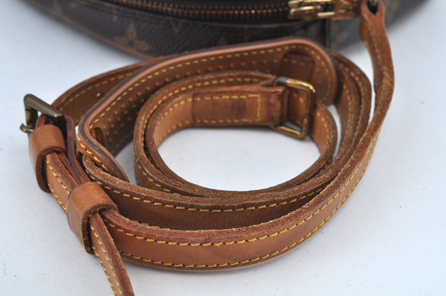 Authentic Louis Vuitton Monogram Senlis Shoulder Cross Bag M51222 Junk K9165