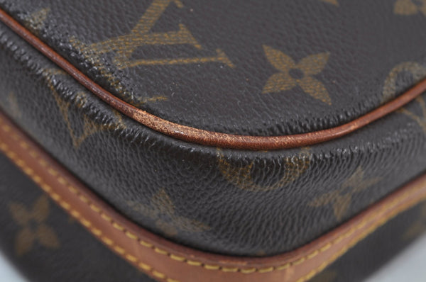 Authentic Louis Vuitton Monogram Senlis Shoulder Cross Bag M51222 Junk K9165