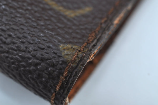 Authentic Louis Vuitton Monogram Poche Plate Documents Case M53522 LV K9167