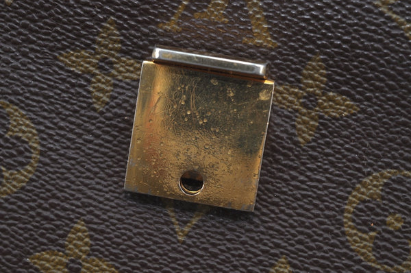 Authentic Louis Vuitton Monogram Poche Plate Documents Case M53522 LV K9167