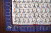 Authentic HERMES Carre 90 Scarf "LES ARTIFICIERS" Silk Navy K9171