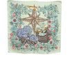 Authentic HERMES Carre 90 Scarf "PASSIFLORES" Silk Light Green K9174