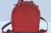 Authentic Louis Vuitton Monogram Empreinte Sorbonne Backpack Red M44015 LV K9176