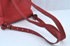 Authentic Louis Vuitton Monogram Empreinte Sorbonne Backpack Red M44015 LV K9176