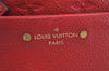 Authentic Louis Vuitton Monogram Empreinte Sorbonne Backpack Red M44015 LV K9176