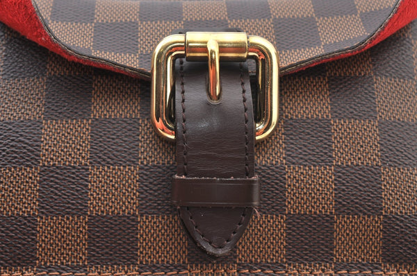 Authentic Louis Vuitton Damier Knightbridge Shoulder Hand Bag N51201 LV K9177