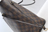 Authentic Louis Vuitton Damier Neverfull MM Shoulder Tote Bag N51105 LV K9188