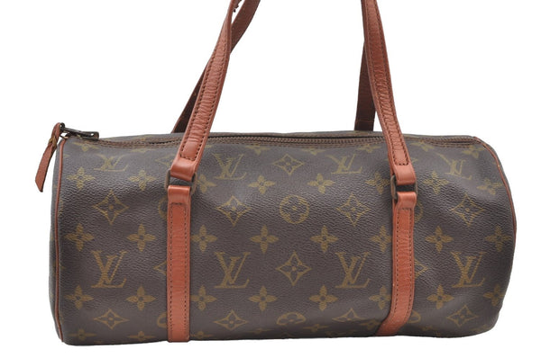 Authentic Louis Vuitton Monogram Papillon 30 Hand Bag Old Model LV K9189