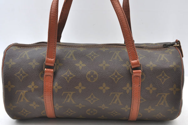 Authentic Louis Vuitton Monogram Papillon 30 Hand Bag Old Model LV K9189