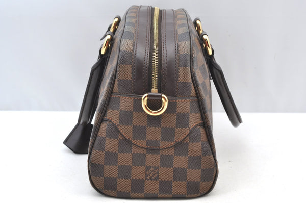 Authentic Louis Vuitton Damier Duomo Hand Boston Bag Purse N60008 LV K9190