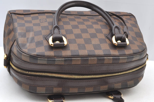 Authentic Louis Vuitton Damier Duomo Hand Boston Bag Purse N60008 LV K9190