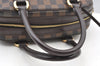 Authentic Louis Vuitton Damier Duomo Hand Boston Bag Purse N60008 LV K9190