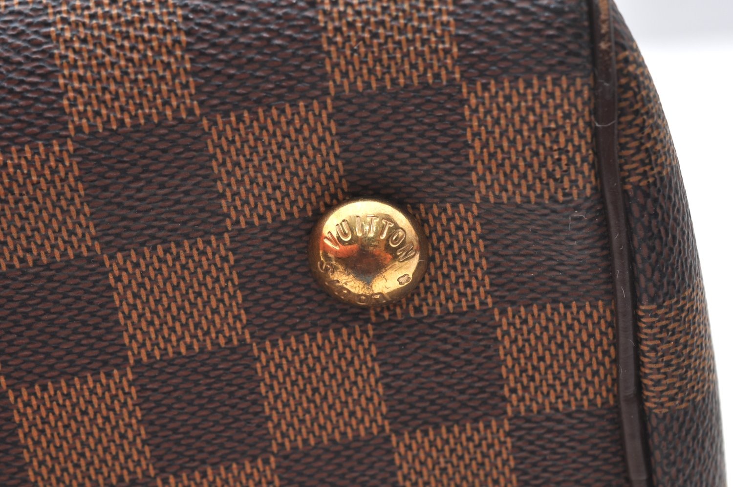 Authentic Louis Vuitton Damier Duomo Hand Boston Bag Purse N60008 LV K9190