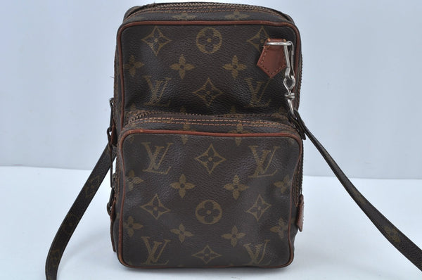 Authentic Louis Vuitton Monogram Amazone Shoulder Cross Bag Old Model Junk K9193