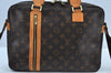 Authentic Louis Vuitton Monogram Sac Bosphore 2Way Hand Bag M40043 LV K9195