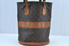 Authentic Louis Vuitton Monogram Bucket GM Shoulder Bag T42236 USA Model K9197