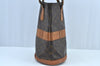 Authentic Louis Vuitton Monogram Bucket GM Shoulder Bag T42236 USA Model K9197