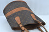 Authentic Louis Vuitton Monogram Bucket GM Shoulder Bag T42236 USA Model K9197