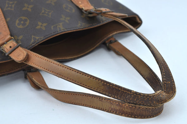 Authentic Louis Vuitton Monogram Bucket GM Shoulder Bag T42236 USA Model K9197