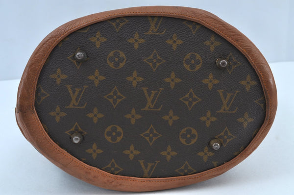 Authentic Louis Vuitton Monogram Bucket GM Shoulder Bag T42236 USA Model K9197