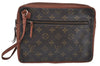 Authentic Louis Vuitton Monogram Pochette Sport Clutch Hand Bag Old Model K9198