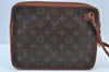 Authentic Louis Vuitton Monogram Pochette Sport Clutch Hand Bag Old Model K9198