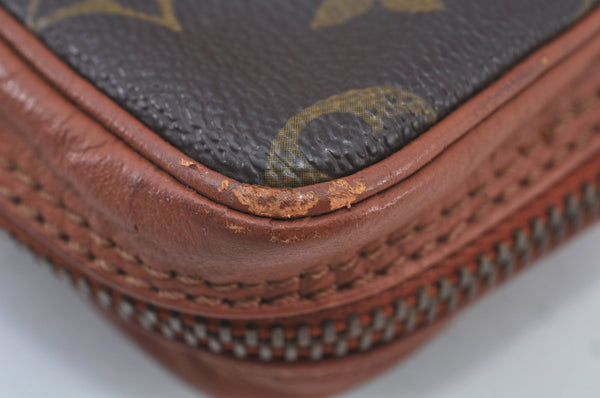 Authentic Louis Vuitton Monogram Pochette Sport Clutch Hand Bag Old Model K9198