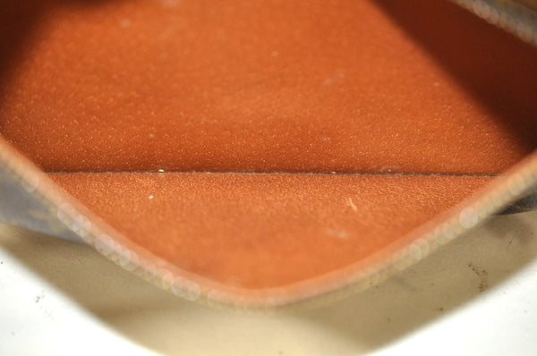 Authentic Louis Vuitton Monogram Pochette Sport Clutch Hand Bag Old Model K9198