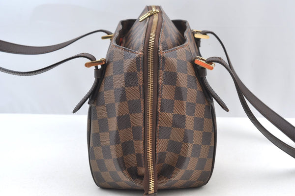 Authentic Louis Vuitton Damier Belem MM Shoulder Hand Bag Purse N51174 LV K9200