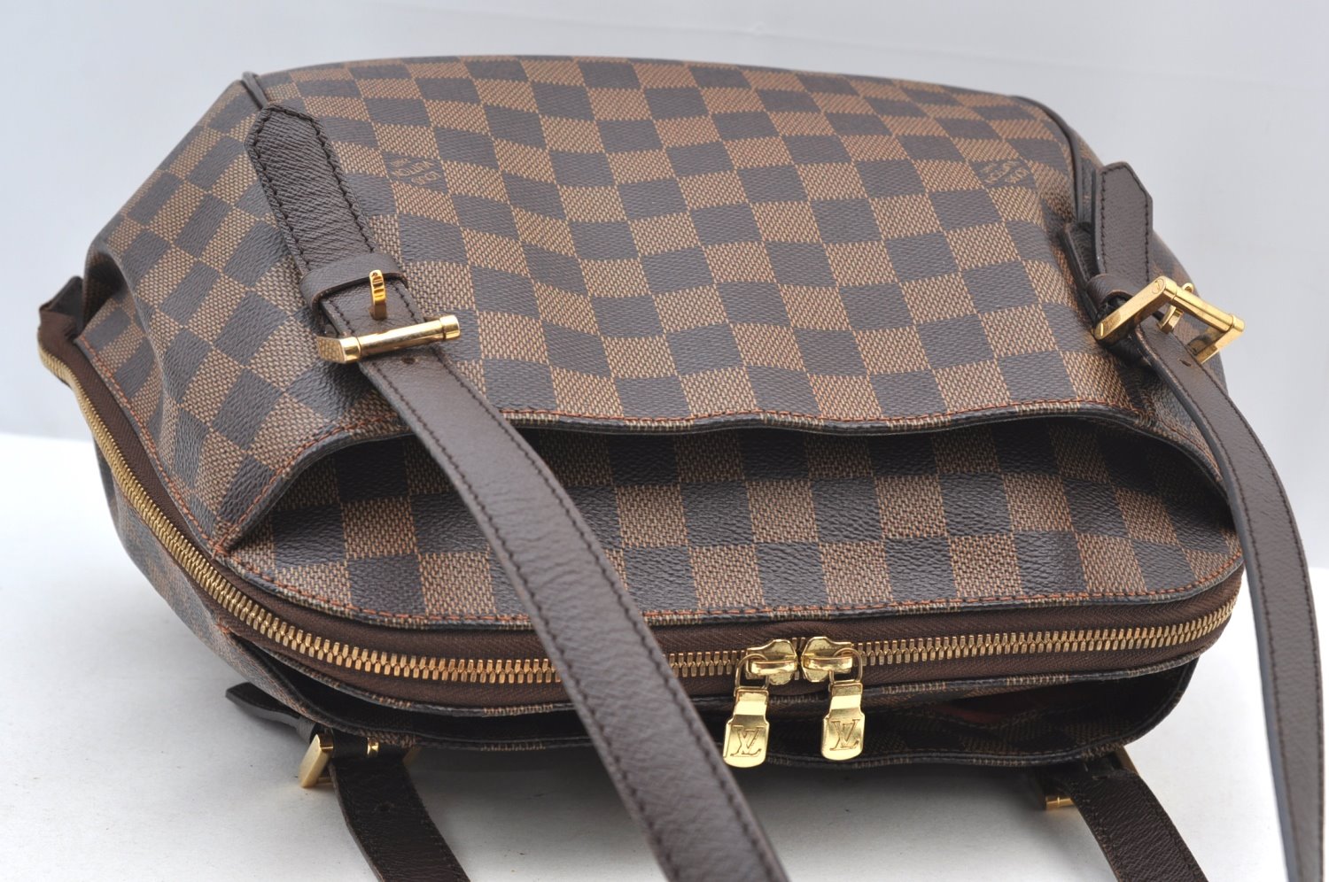 Authentic Louis Vuitton Damier Belem MM Shoulder Hand Bag Purse N51174 LV K9200