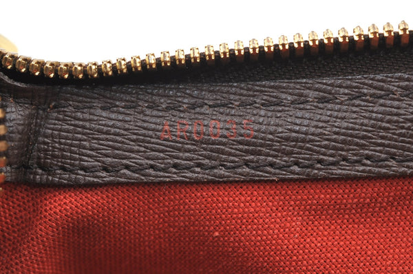 Authentic Louis Vuitton Damier Belem MM Shoulder Hand Bag Purse N51174 LV K9200