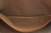 Authentic GUCCI Vintage Clutch Hand Bag Purse Leather Black Junk K9201