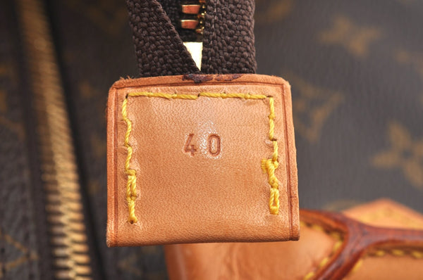 Authentic Louis Vuitton Monogram Cruiser Bag 40 Travel Hand Bag M41139 LV K9207