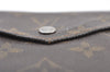 Authentic Louis Vuitton Monogram Porte Monnaie Billets Wallet Old Model LV K9208