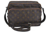 Authentic Louis Vuitton Monogram Nile Shoulder Cross Body Bag Old Model LV K9209