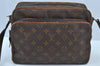 Authentic Louis Vuitton Monogram Nile Shoulder Cross Body Bag Old Model LV K9209