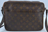 Authentic Louis Vuitton Monogram Nile Shoulder Cross Body Bag Old Model LV K9209