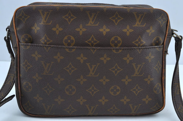 Authentic Louis Vuitton Monogram Nile Shoulder Cross Body Bag Old Model LV K9209