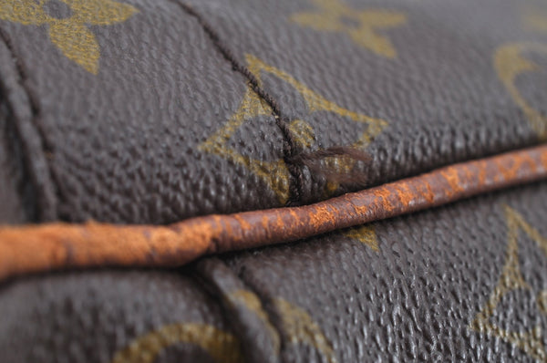 Authentic Louis Vuitton Monogram Nile Shoulder Cross Body Bag Old Model LV K9209