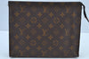 Auth Louis Vuitton Monogram Poche Toilette 26 Cosmetics Pouch Old Model LV K9212